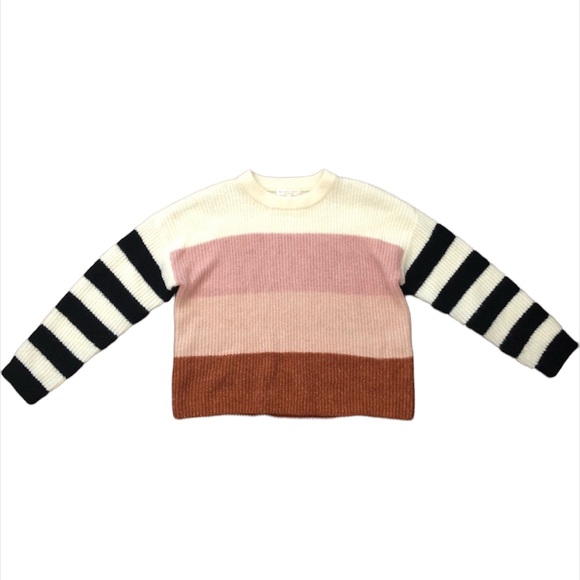 URBAN OUTFITTERS Truly Madly Deeply Caroline Striped Colorblock Soft Sweater UO - Picture 8 of 9